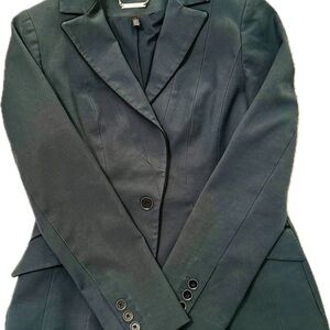Vintage White House Black Market Dark Green Structured Blazer